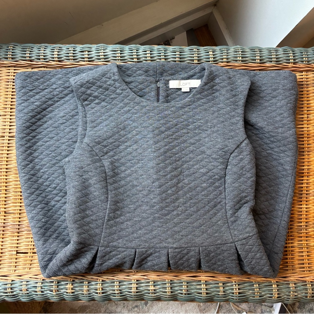 Loft Grey Dress